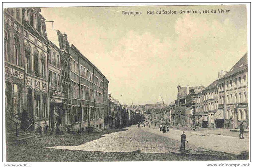 BASTOGNE - RUE DU SABLON  GRAND RUE   RUE DU VIVIER - Bastenaken