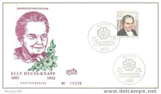 Germany - FDC Mi-Nr. 1082 (3619)- - 1981-1990