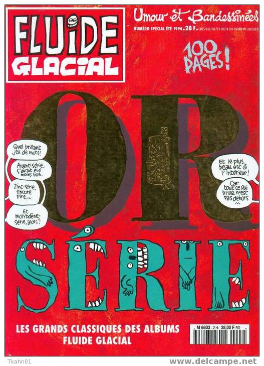 FLUIDE GLACIAL  SERIE OR  N° 2   DE  1994 - Fluide Glacial