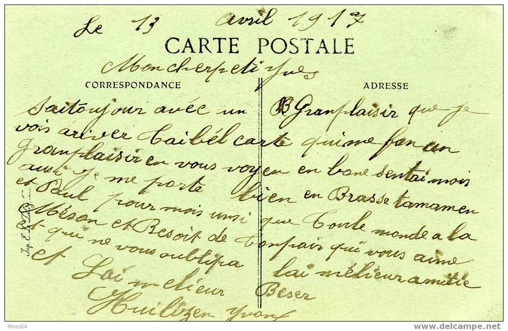 51 . FISMES . HOTEL DE VILLE ( COTE NORD ) (  CORRESPONDANCE MILITAIRES  ) - Fismes