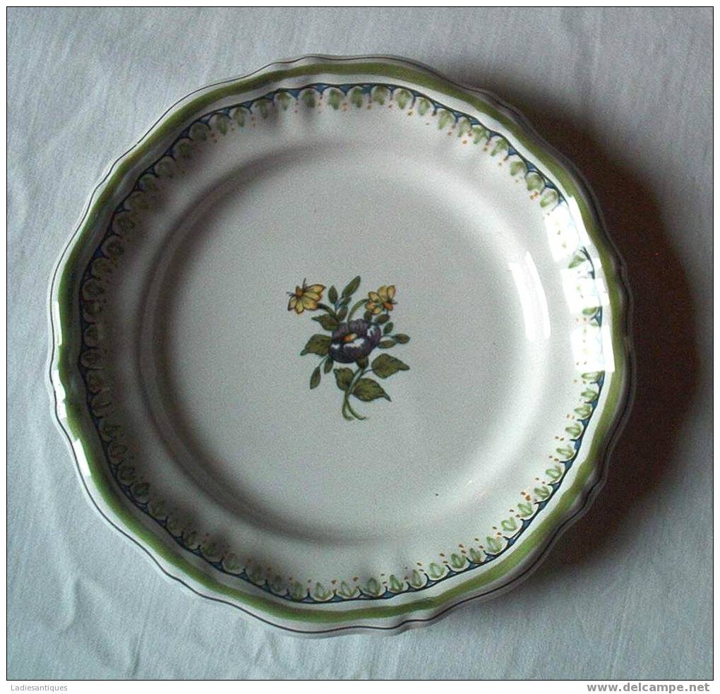 Moustiers - Assiette - Bord -  Plate - AS 1718 - Moustiers (FRA)