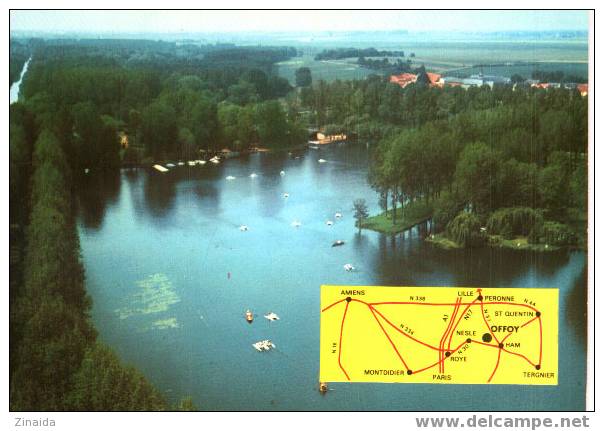 CARTE POSTALE DE OFFOY - HAM - LE DOMAINE DES ILES - Ham