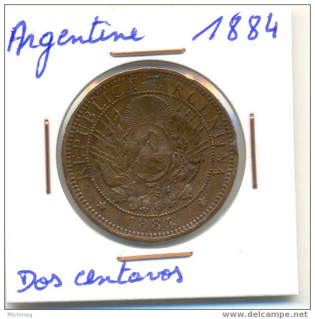 Dos Centavos  1884 - Argentine