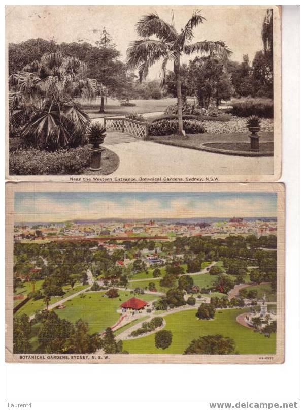 2 Carte Ancienne De L´Australie - 2 Old Australia Postcard - New South Wales - Sonstige & Ohne Zuordnung