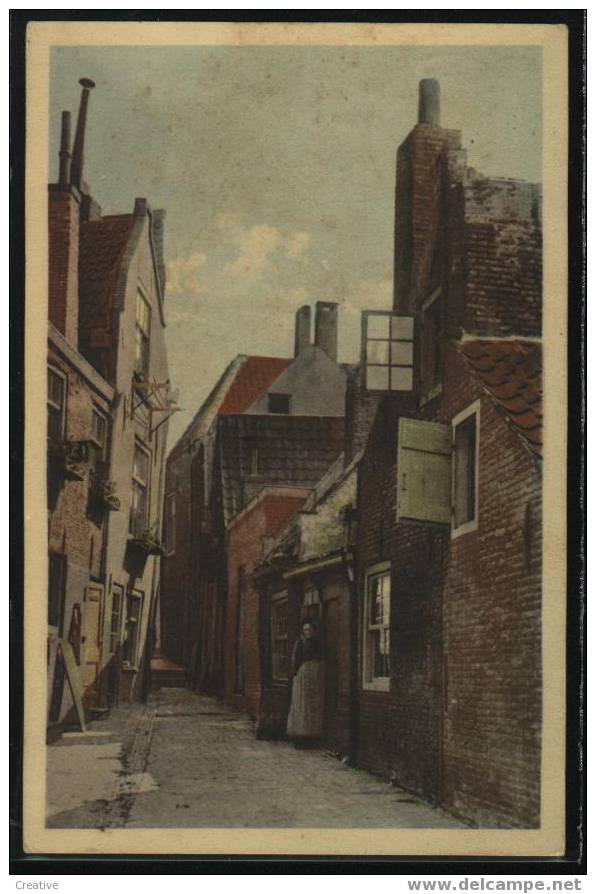 DORDRECHT  Oud Straatje Aan De Vest      Dordrecht - Mechelen 1911 - Dordrecht