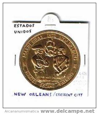ESTADOS UNIDOS U.S.A.  Medalla NEW ORLEANS/CRESCENT CITY     DL-620 - Sonstige & Ohne Zuordnung