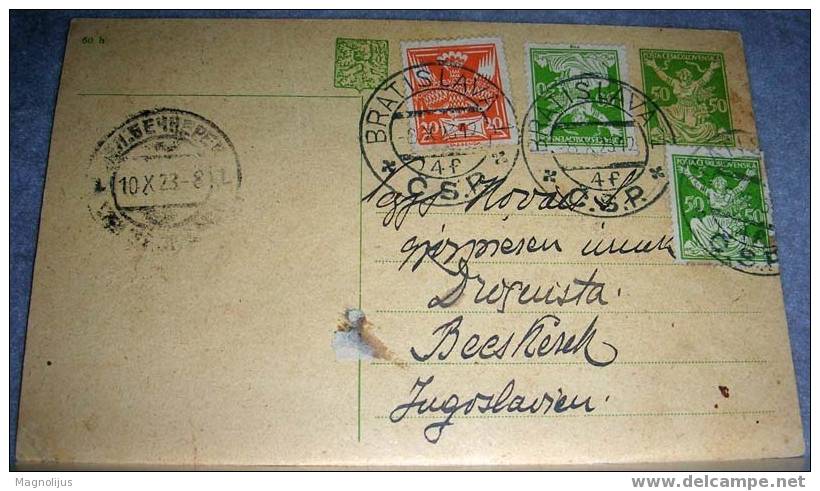 Slovakia,Stationery,Additional Stamps,vintage Postcard - Otros & Sin Clasificación