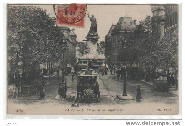 PARIS STATUE DE LA REPUBLIQUEx - Arrondissement: 03