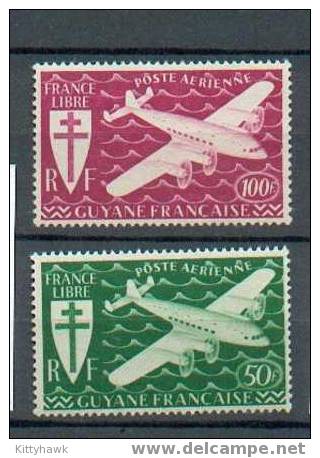 GUY 33 - YT PA 26/27 * - Unused Stamps