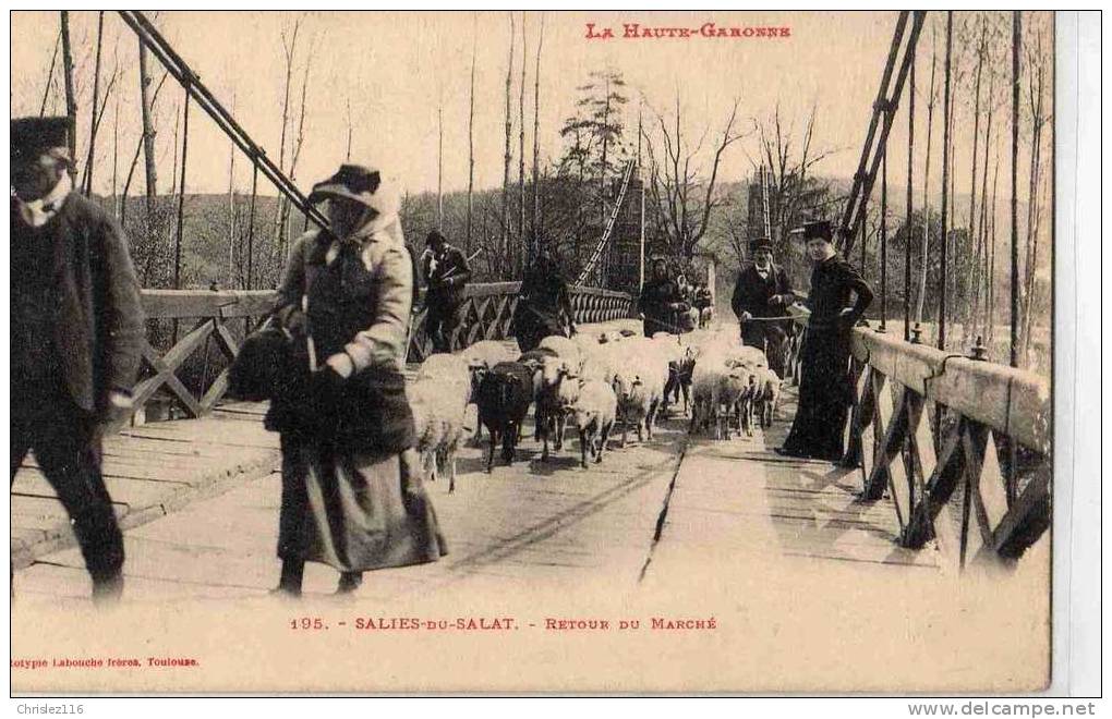 31 SALIES DU SALAT Retour Du Marché  TOP - Salies-du-Salat