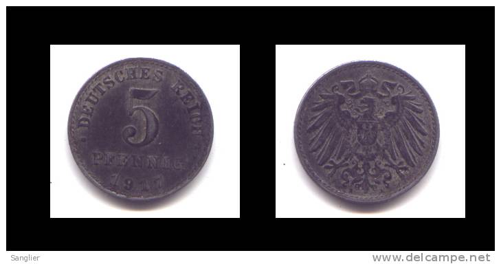 5  PFENNIG 1917 A - 5 Pfennig