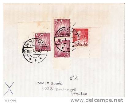 Dk-G011/ - GRÖNLAND - /ship Mail, Nordlicht/Northern Light, FredericIX - Briefe U. Dokumente