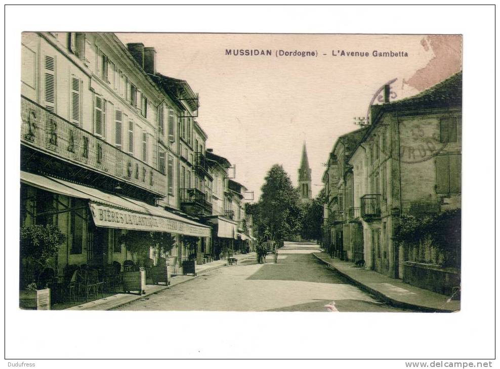 MUSSIDAN    L AVENUE GAMBETTA - Mussidan