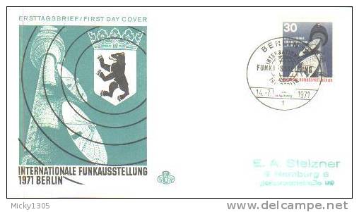 Germany / Berlin - FDC Mi-Nr 391 (U136)- - 1971-1980