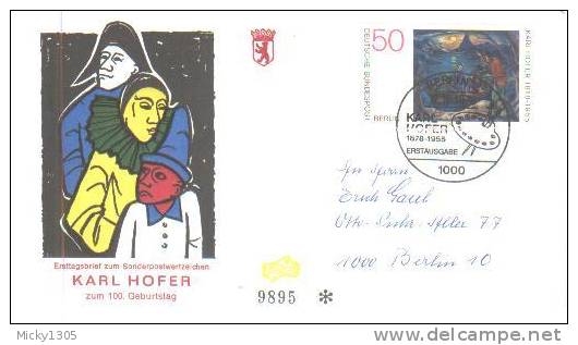 Germany / Berlin - FDC Mi-Nr 572 (U146)- - 1981-1990