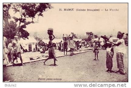 Mamou (Guinee Francaise).  Le Marche - Guinea