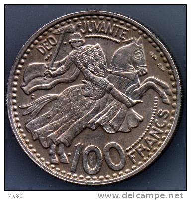 100 F Monaco 1950 Ttb+ - 1949-1956 Francos Antiguos