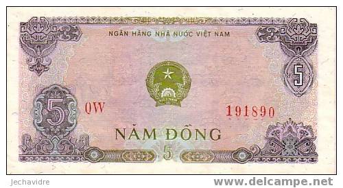 VIET-NAM    5 Dong   Daté De 1976   Pick 81a     ***** BILLET  NEUF ***** - Viêt-Nam