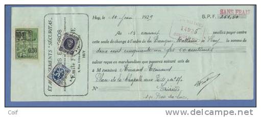 204+285 Op Recu  Met Cirkelstempel HUY / HOEI 2 - 1922-1927 Houyoux