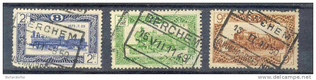 Belgie Ocb Nr :  Lot Uit Reeks 1949 Gestempeld : BERCHEM (zie Scan) - Oblitérés
