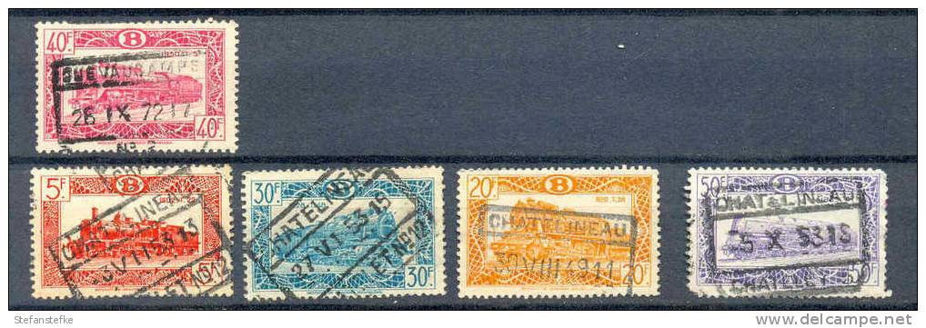 Belgie Ocb Nr :  Lot Uit Reeks 1949 Gestempeld : CHEVAUCAMPS CHATELINEAU (zie Scan) - Used