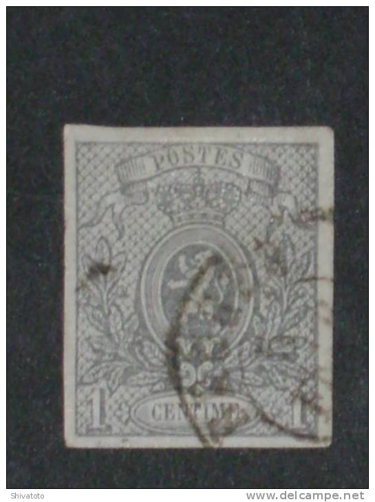 Belgique-Belgie N°22 Obl/Gest COB/KW 150Euro 4  Grandes Marges/4 Mooie Randen - 1866-1867 Coat Of Arms