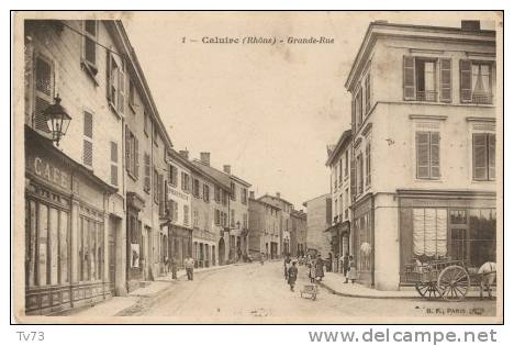 Cpc 398 - CALUIRE - Grande Rue (69 - Rhone) - Caluire Et Cuire