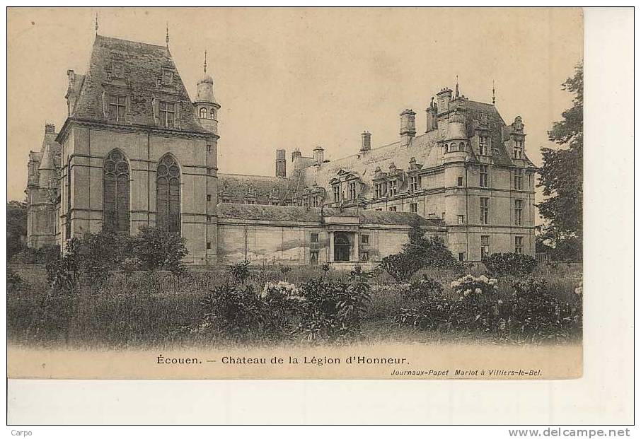 ECOUEN - Chateau De La Légion D´Honneur. - Ecouen