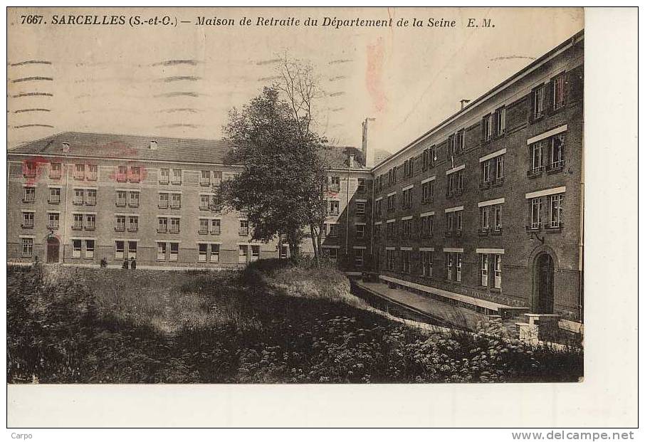 SARCELLES - Maison De Retraite Du Département De La Seine. - Sarcelles