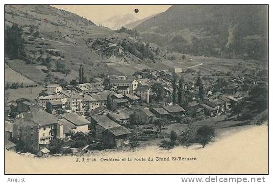 Canton Du Valais  Orsières Et La Route Du St.Bernard - Orsières