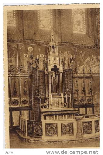 NAMUR Anhée Maredsous Eglise Abbatiale Autel De Saint Benoit - Anhée