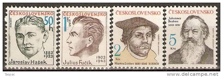 Czechoslovakia 1983 Mi# 2699-2702 ** MNH - Unused Stamps