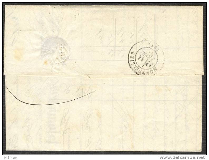 FRANCE, BORDEAUX 20 CENTIMES, TWO COVERS, TYPES NOT IDENTIFIED - 1870 Bordeaux Printing