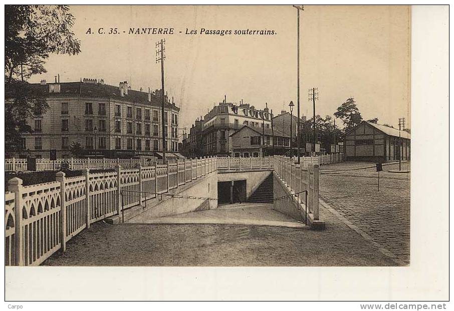 NANTERRE - Les Passages Souterrains. - Nanterre