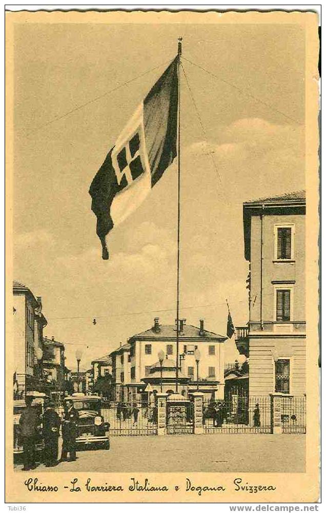 PONTE CHIASSO - CHIASSO - LA BARRIERA ITALIANA E LA DOGANA SVIZZERA - Zoll