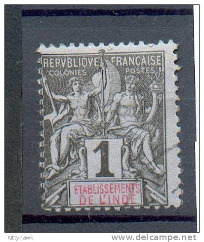 INDE 48 - YT 1 Obli - Used Stamps