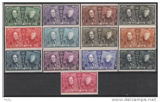 Belgie OCB 221 / 233 (*) - Unused Stamps