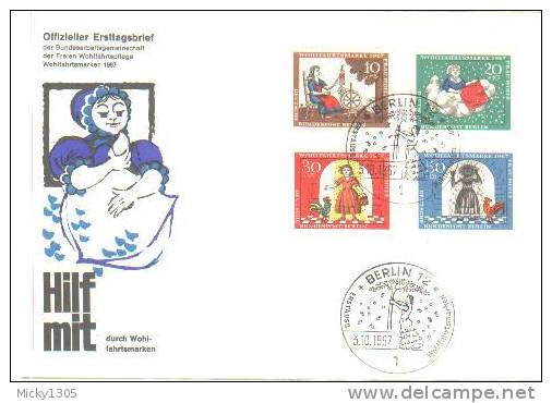 Germany / Berlin - FDC Mi-Nr 310/313 (U302)- - 1948-1970