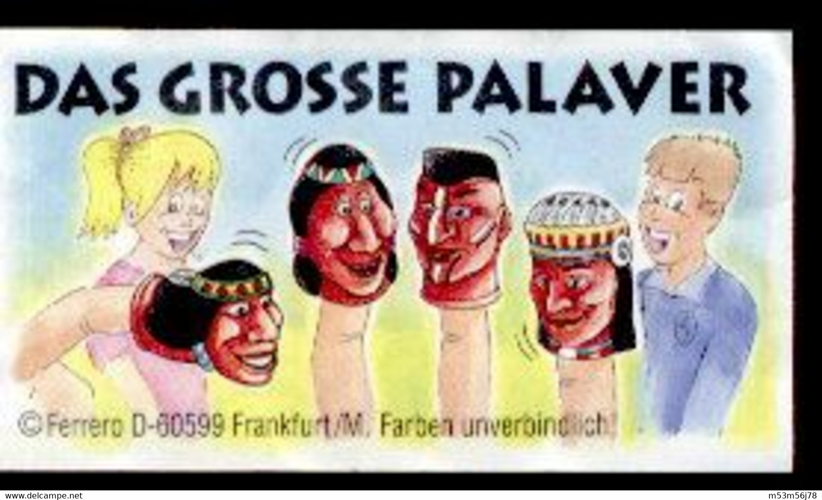 Das Große Palaver 1997 - Indianer Kleiner Bieber + BPZ - Ü-Ei