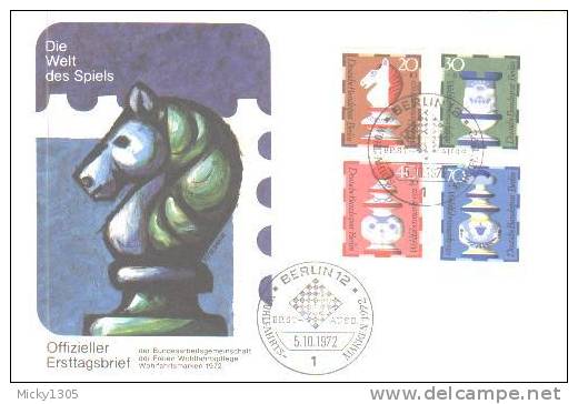 Germany / Berlin - FDC Mi-Nr 435/438 (U318)- - 1971-1980