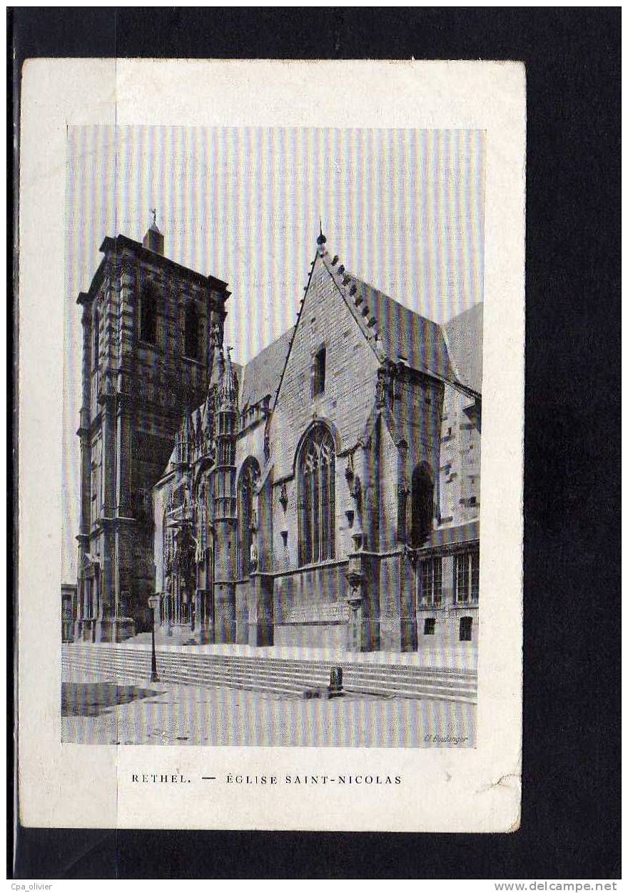 08 RETHEL Eglise St Nicolas, Ed Boulanger, 190? - Rethel