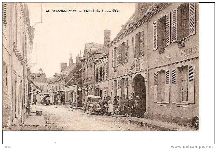 LA BAZOCHE -GOUET  HOTEL DU LION D´OR REF 1746 - Restaurants