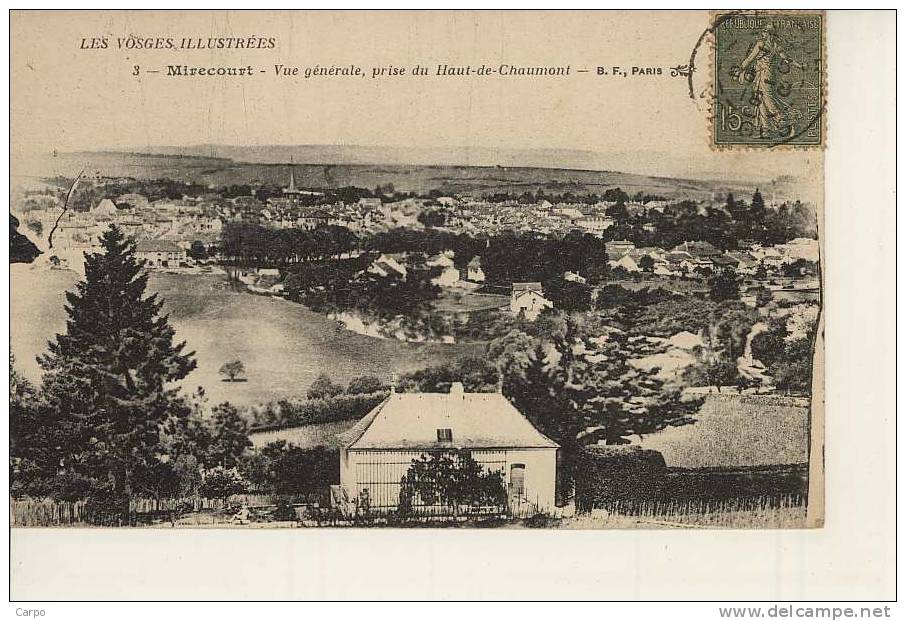 Vue Géné. Prise Du Haut-de-Chaumont. - Mirecourt