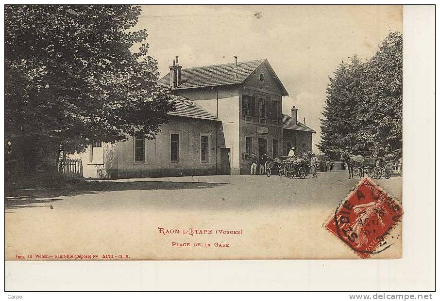 RAON L'ETAPE. - Place De La Gare. - Raon L'Etape