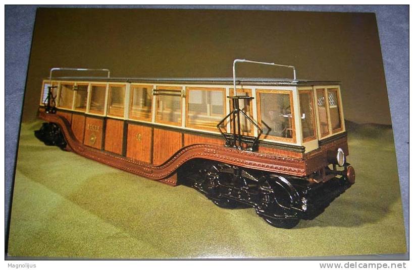 Train,Underground,Railway,Modell,Panelled Motor,postcard - Subway