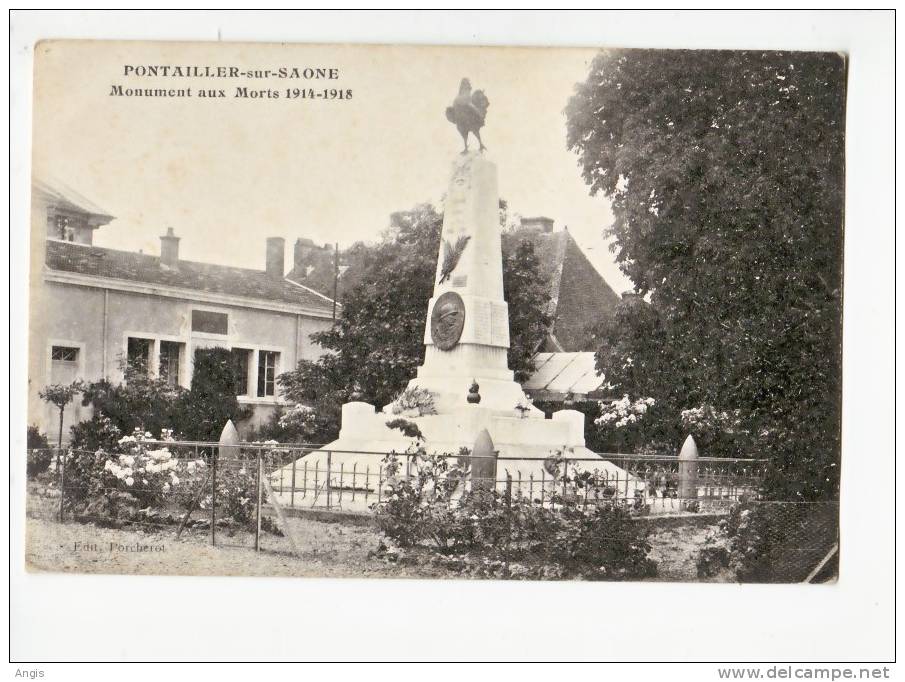 CPA---21----PONTARLIER-SUR-SAONE---MONUMENT - Is Sur Tille