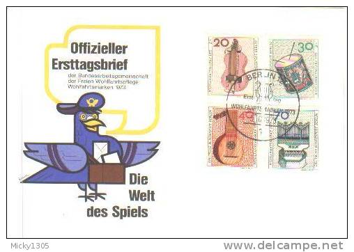 Germany / Berlin -  Mi-Nr 459/462 FDC (U361)- - 1971-1980