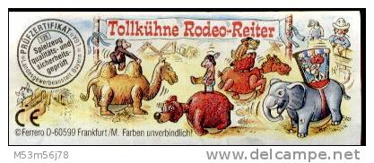 Tollkühne Rodeo Reiter - Elefantiger Auftritt + BPZ - Ü-Ei