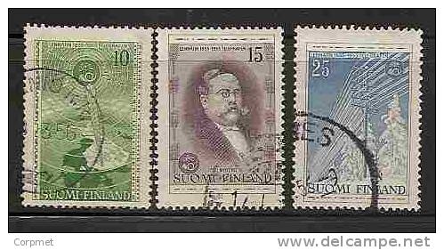 TELEGRAPH - FINLAND - Yvert # 433/5 - VF USED - Used Stamps