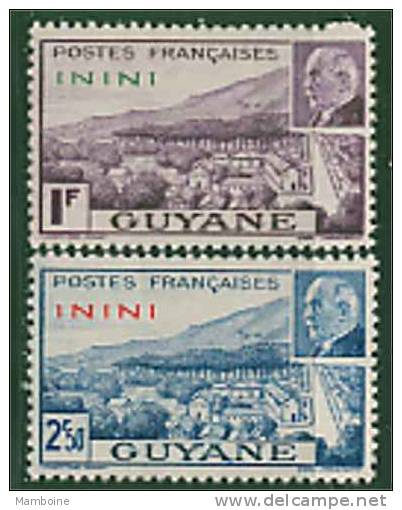 Inini  1941  N 51/52  Neuf  X (avec Trace De Charniere) - Ongebruikt